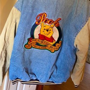 Vintage Disney Store Winnie the Pooh Bomber Jacket